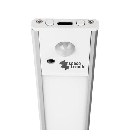 Bezprzewodowa lampa LED Czujnik ruchu 20cm Srebrna