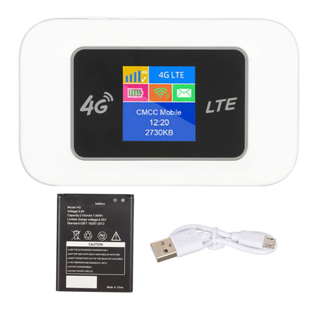 SIM 4G LTE Wi-Fi 4 LCD mobilní router Edup EP-D523