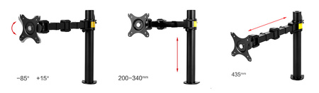 VESA SBK110W Mini PC Tuner Bracket for Rear of TV