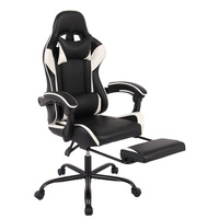 Spacetronik Rally 1.0 gaming chair black and white