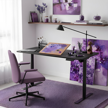 Spacetronik Moris 121BB 120x60 elektrický stôl