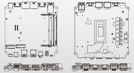 Minisfórum PC Intel i7 13700H 16GB DDR5 M.2 512GB