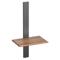 Wall shelf for flowerpot SPGC21BN Black and brown