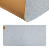 Mata filcowa z korkiem jasnoszara 120x60cm SPB063