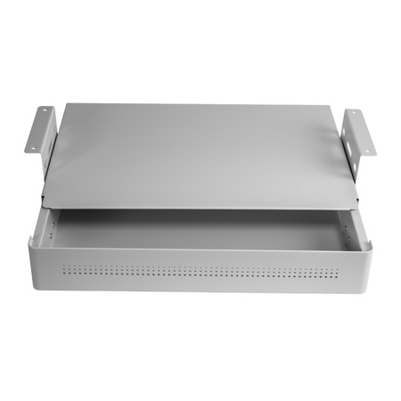 Under-Desk Storage Drawer Shelf Standard White
