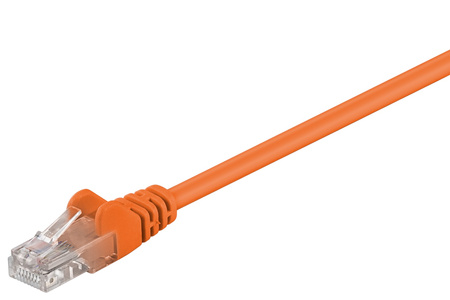 Kabel LAN Patchcord CAT 5E 025m pomarańczowy
