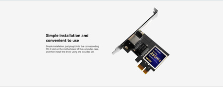 PCI-E 2500Mbps internal network card BL-GP2500