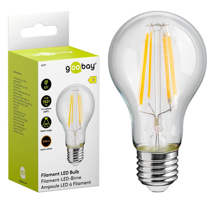 LED FILAMENT 11W E27 2700K Žárovka Goobay D