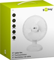 Stolní ventilátor 9" Goobay 30W BÍLÝ