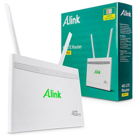 Alink MR920 4G LTE 300 Mbps LAN/WAN router +antennas