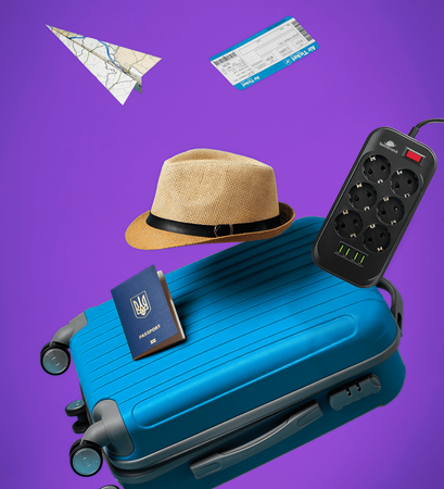 Spacetronik SR-204 Ports 6 4USB power strip