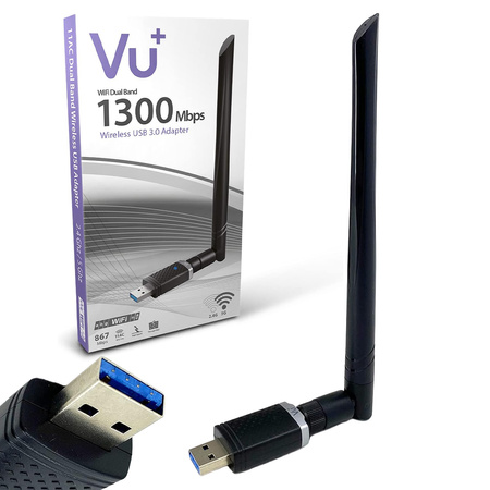 Adapter WiFi VU+ 1300 mbps 2.4GHz 5GHz 6dBi