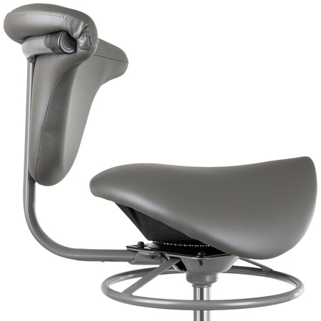 Ergonomiczny hoker regulowany SELLA szary