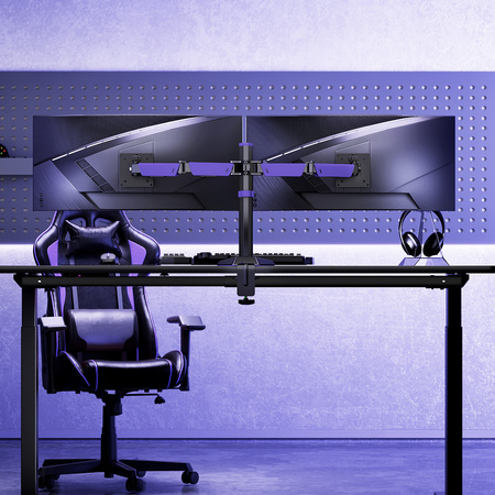 Ametystowy uchwyt RGB monitor Spacetronik SPAA120L