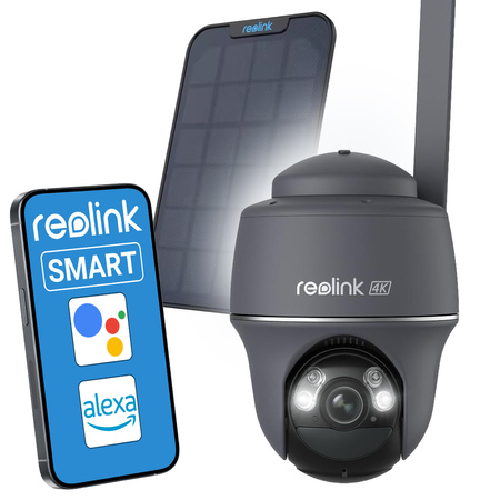 Kamera solarna LTE Reolink Go PT Ultra 4K szara