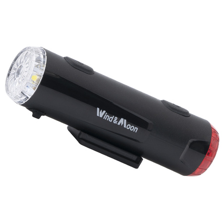 WT08 Wind and Moon 2-in-1 front and rear helmet light