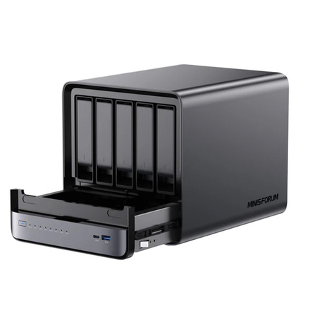 Minisforum NAS N5 Ryzen 7 255, 0+128