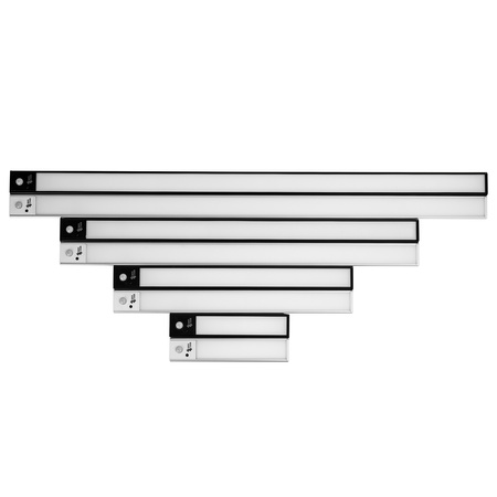 Bezprzewodowa lampa LED Czujnik ruchu 60cm Czarna