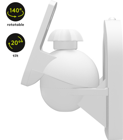 Lautsprecher-Wandhalterung 35kg Goobay weiß x2