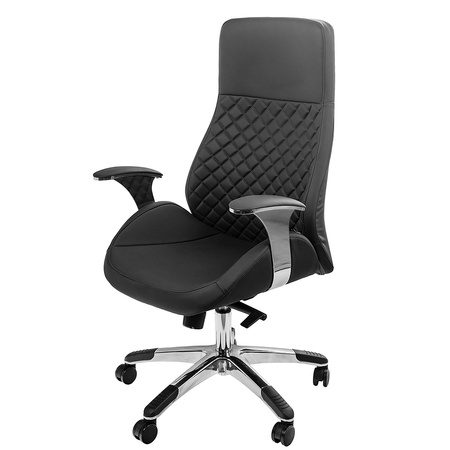 Swivel office chair with armrest ALMA black