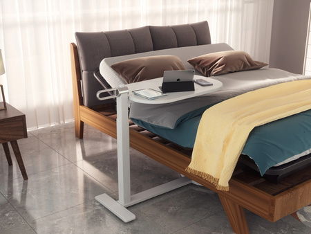 Buddy 06 ručný nastavovací stôl biele drevo