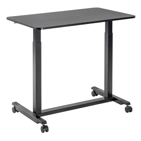 Buddy 04 adjustable table on wheels black