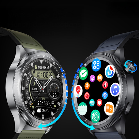Smartwatch Kumi Gear GT3 111 Trybów SPORT Szary