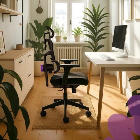 Ergonomiczny fotel Spacetronik LUMBO 33 Czarny