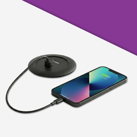 Gniazdo blatowe okrągłe Spacetronik SPS-R0D2B