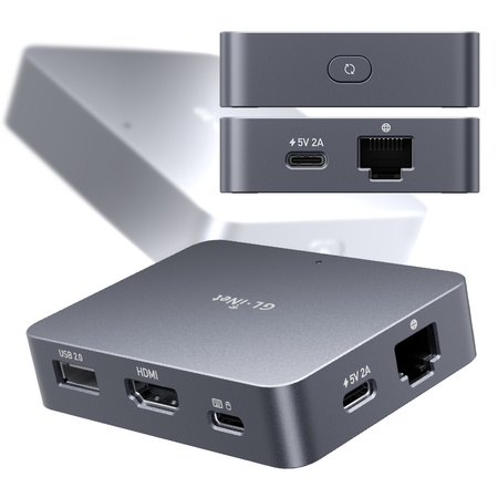 Przełącznik KVM IP HDMI 4K BIOS USB Comet GL-RM1