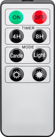 Goobay LED Christmas tree candles 15x10cm KIT 10x