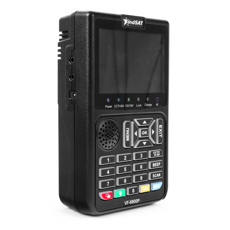 Finder VF6900 PRO DVB-S2/S2X SAT + CCTV merač