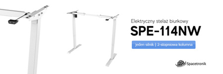 Spacetronik SPE-114NW electric desk stand