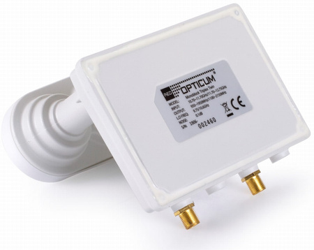 LNB Monoblock Twin TRIPLEX Opticum ROBUST 3°