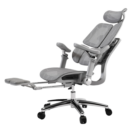 Regulowany Fotel biurowy 6D SPRINGO-11 Szary