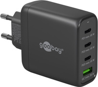 3x USB-C USB síťová nabíječka 68W Goobay BLACK