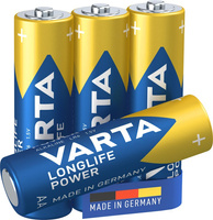 VARTA Longlife Power LR06 AA 15V battery 4pcs