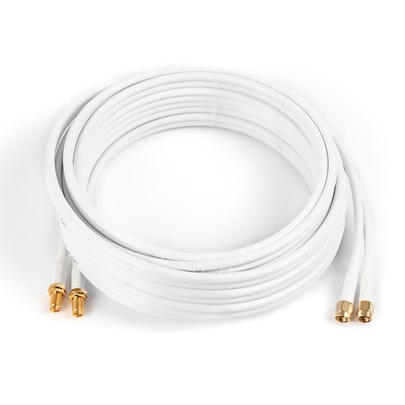 GSM dvojitý poyntingový kabel CAB-144 HDF195 SMA 5 m