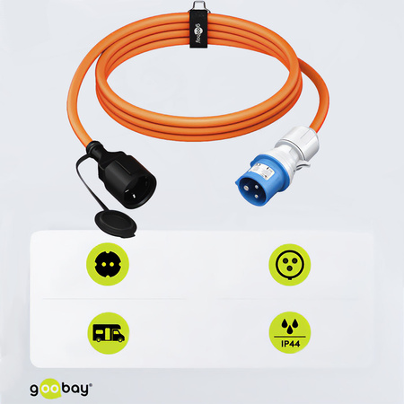 Adapter kabel CEE 16A na Schuko 230V 5 m