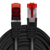 RJ45 CAT 6 S/FTP AWG27 LSZH kábel čierny 20m