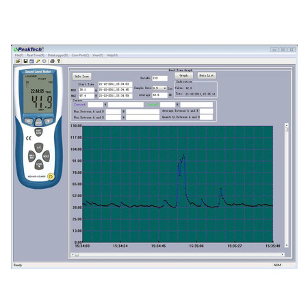 PeakTech 8005 USB-Audiometer und -Rekorder