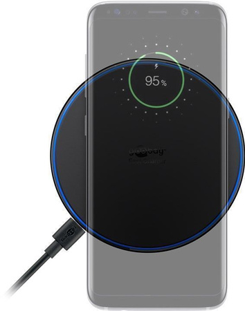 Goobay 10W Qi QC inductive charger black