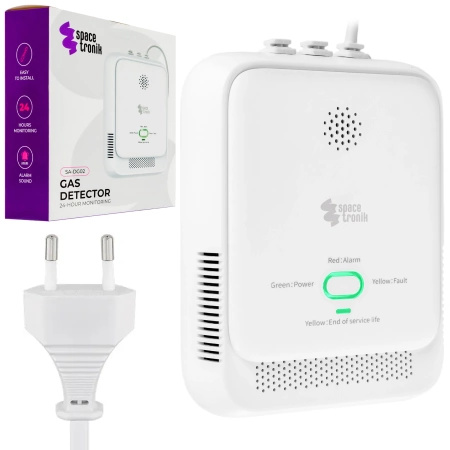 Czujnik 7x dymu gazu czadu Mieszkanie+ SA-DZ-CDG02