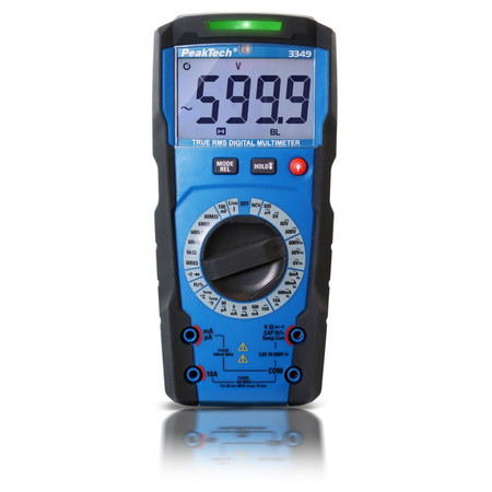 Digitálny multimeter 10A 600V dióda PeakTech 3349