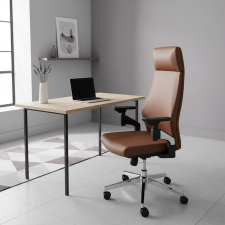 Swivel office chair with armrest 4D GUNNAR