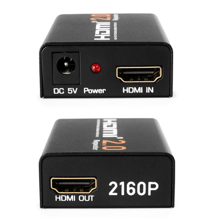 Zesilovač HDMI Repeater 4Kx2K Spacetronik HDRE02