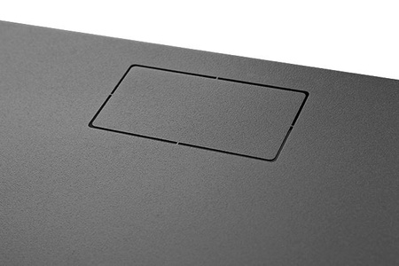 RACK 19'' 6U 600x350mm cabinet BLACK Steel door