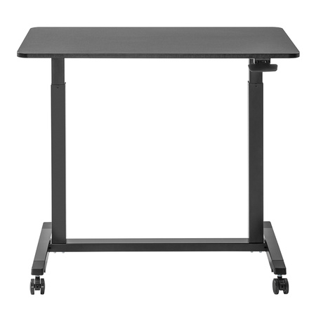 Buddy 04 adjustable table on wheels black