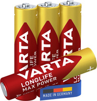 Baterie VARTA Longlife MaxPower LR03 AAA 15V 4ks