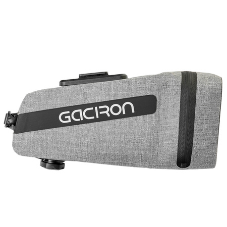 Taška na bicykel so zadným svetlom NEST200 svetlo sivá